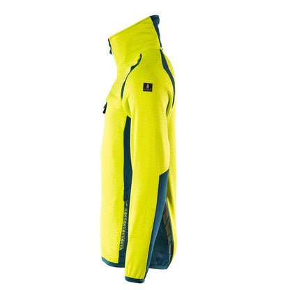 Pull polaire avec veste courte zippée en micropolaire