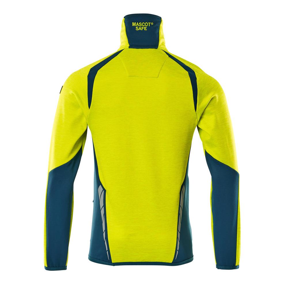 Pull polaire avec veste courte zippée en micropolaire
