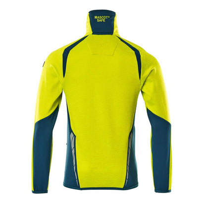Pull polaire avec veste courte zippée en micropolaire