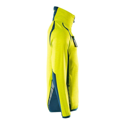 Pull polaire avec veste courte zippée en micropolaire