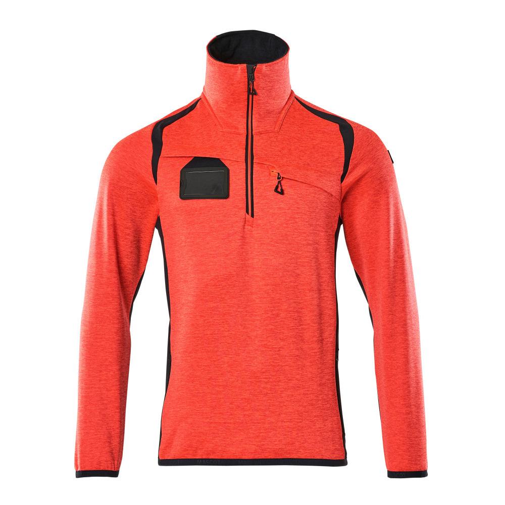 Pull polaire avec veste courte zippée en micropolaire