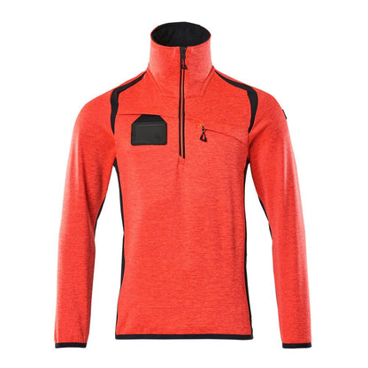 Pull polaire avec veste courte zippée en micropolaire