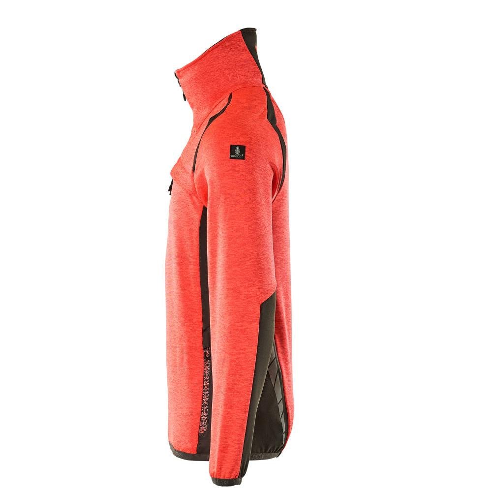 Pull polaire avec veste courte zippée en micropolaire