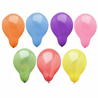 25 colorful PAPSTAR Balloons (Ø 16 cm) from the PAPSTAR GmbH, arranged in a party-ready assortment, are shown against a white background. Perfect for any celebration!