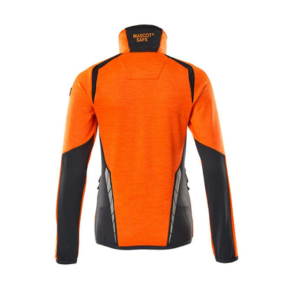 Fleece pullover with zip, women's microfleece jacket