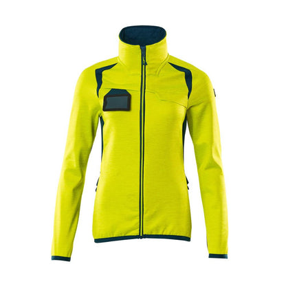 Fleece pullover with zip, women's microfleece jacket