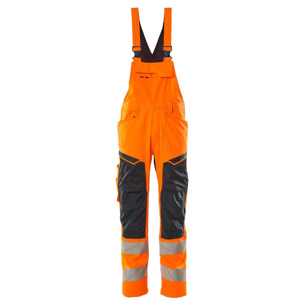 Dungarees, knee pockets, stretch inserts dungarees