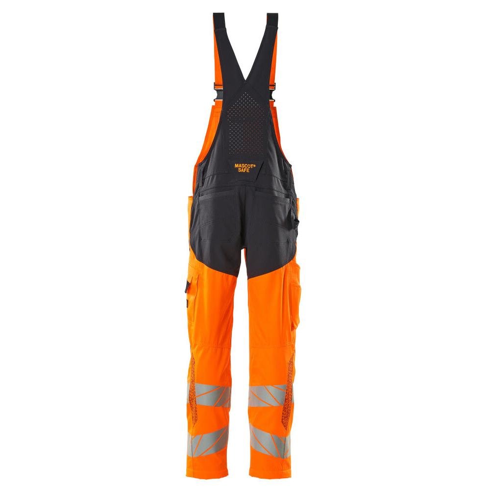 Dungarees, knee pockets, stretch inserts dungarees