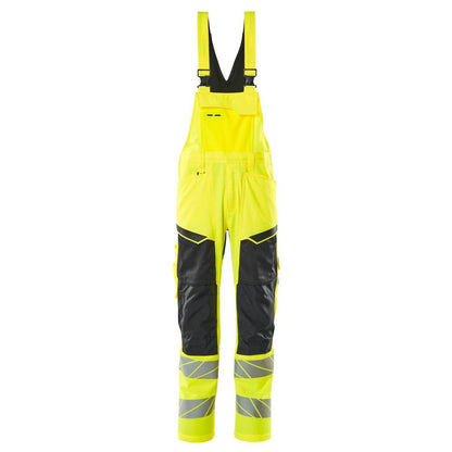 Dungarees, knee pockets, stretch inserts dungarees