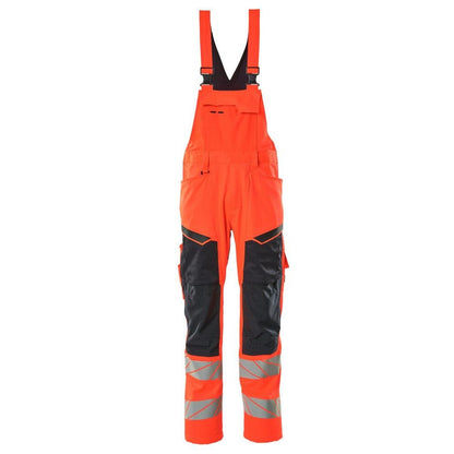 Dungarees, knee pockets, stretch inserts dungarees