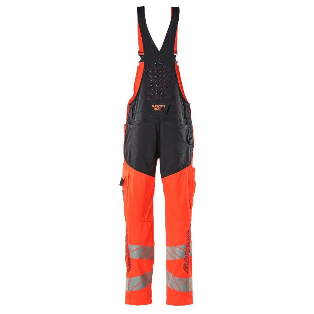 Dungarees, knee pockets, stretch inserts dungarees