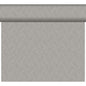 Der Dunicel-Tischläufer Tête-à-Tête (24 m x 0,4 m, 20 Abschnitte) der Duni GmbH zeichnet sich durch ein sich wiederholendes geometrisches Muster in Hell- und Dunkelgrau aus - ideal, um Ihrer Tischdekoration oder Ihrem Tête-à-Tête einen modernen Touch zu verleihen.