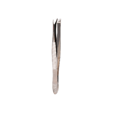 Nickel-plated tweezers, 8 cm
