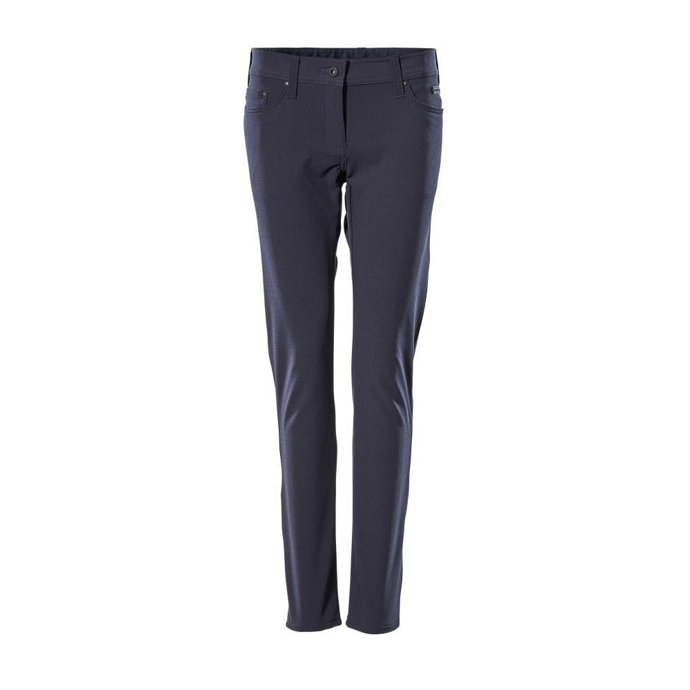 Pantalon, femme, PEARL, stretch, pantalon léger, noir-bleu