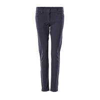 Pantalon, femme, PEARL, stretch, pantalon léger, noir-bleu
