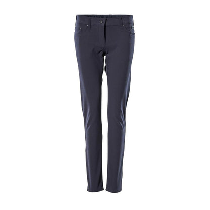 Pantalon, femme, PEARL, stretch, pantalon léger, noir-bleu