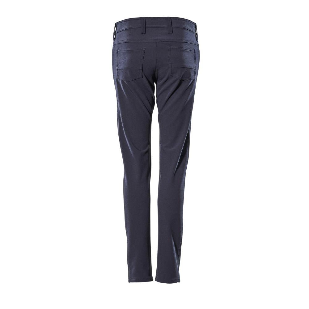 Pantalon, femme, PEARL, stretch, pantalon léger, noir-bleu