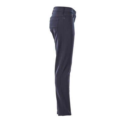 Pantalon, femme, PEARL, stretch, pantalon léger, noir-bleu