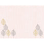 A pale pink textured background with gold and black bordered leaves in the lower corners - ideal for highlighting the Bio-Dunicel sets 30x40 Aspen | Pack (100 pieces) by Duni GmbH. The center is empty for additional emphasis.