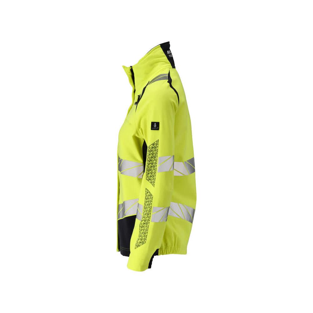 Jacke, Damen, ULTIMATE STRETCH Arbeitsjacke Multisafe, hi-vis gelb/schwarzblau