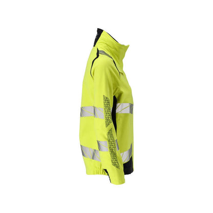 Jacke, Damen, ULTIMATE STRETCH Arbeitsjacke Multisafe, hi-vis gelb/schwarzblau