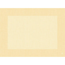 Das Bio-Dunicel-Set "Linnea cream" von Duni GmbH (30x40 cm) überzeugt mit cremefarbenem, gewebtem Look, breitem hellbraunen Rand und zartem Kreuzschraffur-Muster. Biologisch abbaubar & kompostierbar. 1 Packung/Karton.
