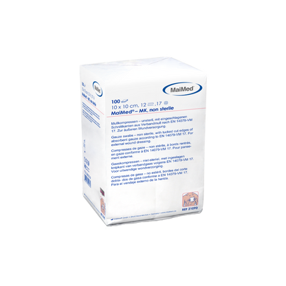 Compresses de gaze MaiMed-MK non stériles de 100 pièces/sac en papier