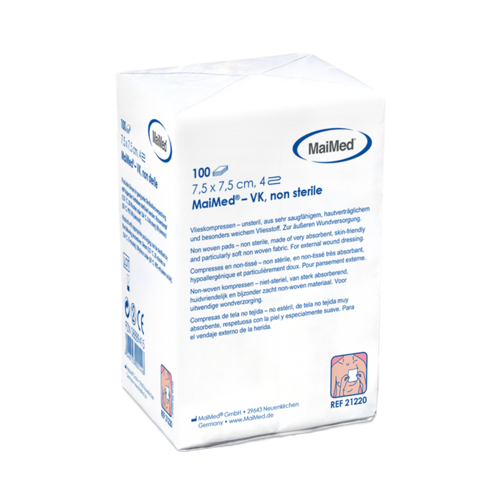 Compresses non stériles MaiMed-VK de 100 pièces/sac en papier