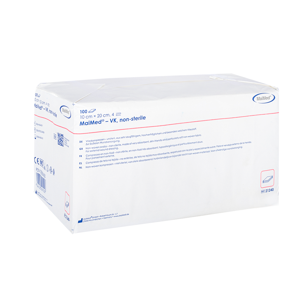 Compresses non stériles MaiMed-VK de 100 pièces/sac en papier