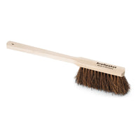 Le balai à main à long manche Nölle Profi Brush de 45 cm, en arenga/coco, de qualité supérieure, fabriqué par Nölle Profi Brush Bürsten- & Pinseltechnik e.K., est présenté sur fond blanc : il est idéal pour le nettoyage professionnel.