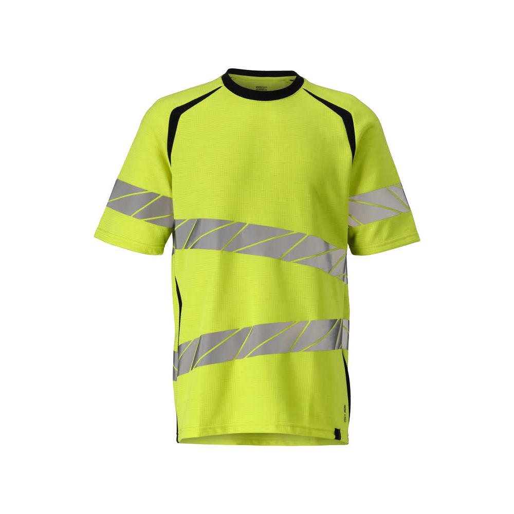 T-shirt, vestibilità moderna T-shirt Multisafe, alta visibilità giallo/nero-blu