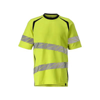 T-Shirt, moderne Passform T-shirt Multisafe, hi-vis gelb/schwarzblau