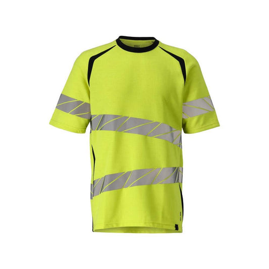T-Shirt, moderne Passform T-shirt Multisafe, hi-vis gelb/schwarzblau