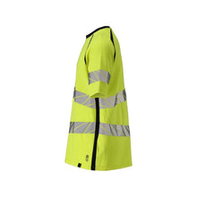 T-Shirt, moderne Passform T-shirt Multisafe, hi-vis gelb/schwarzblau