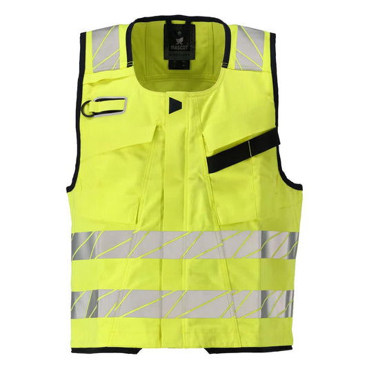 Werkzeugweste Werkzeugweste Multisafe, hi-vis gelb/schwarzblau