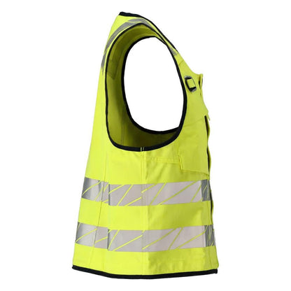 Werkzeugweste Werkzeugweste Multisafe, hi-vis gelb/schwarzblau