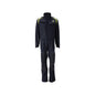 Overall, knee pockets, stretch inserts combination Multisafe, black blue/hi-vis yellow