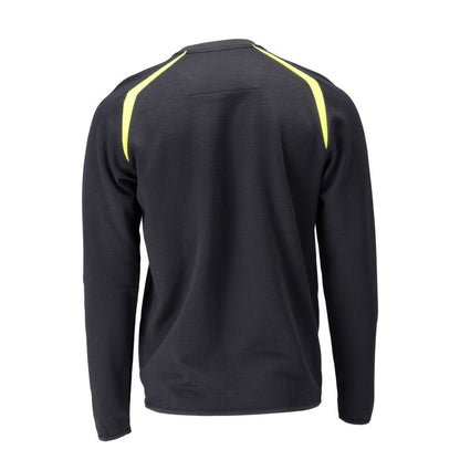 Sweatshirt, moderne Passform Sweatshirt Multisafe, schwarzblau/hi-vis gelb
