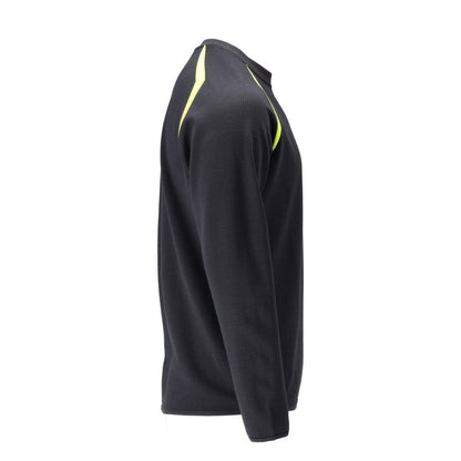 Sweatshirt, moderne Passform Sweatshirt Multisafe, schwarzblau/hi-vis gelb