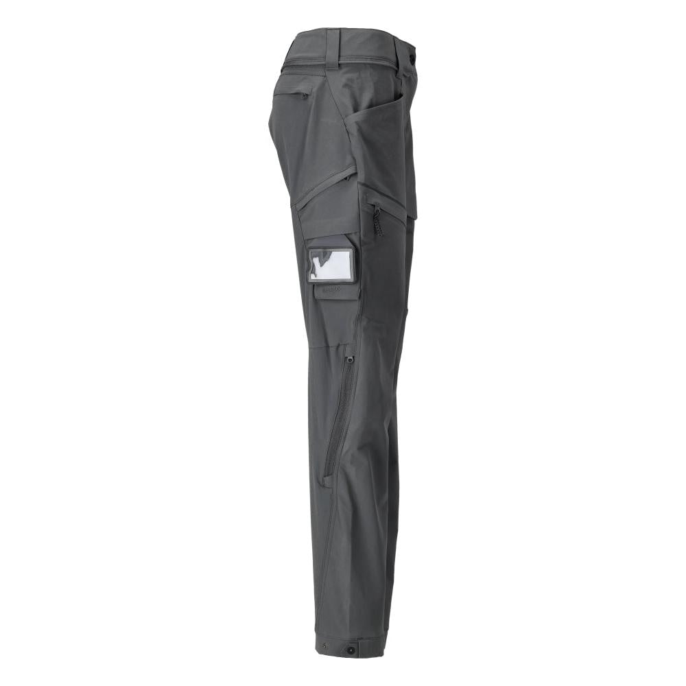 Functional trousers, stretch, women's fit trousers, anthracite grey