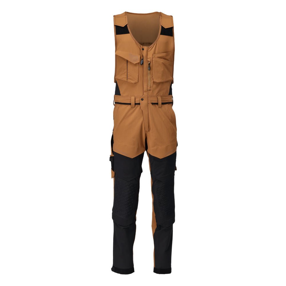 Pantaloni combinati con tasche sulle ginocchia, pantaloni combinati elasticizzati