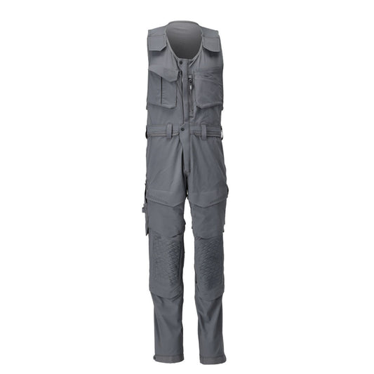 Kombihose mit Knietaschen, Stretch Kombihose, Anthrazitgrau