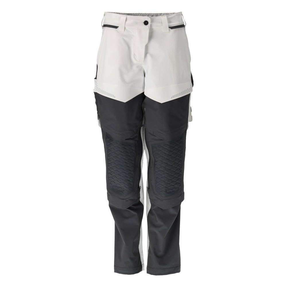 Pantaloni con tasche al ginocchio, da donna, pantaloni da pittore