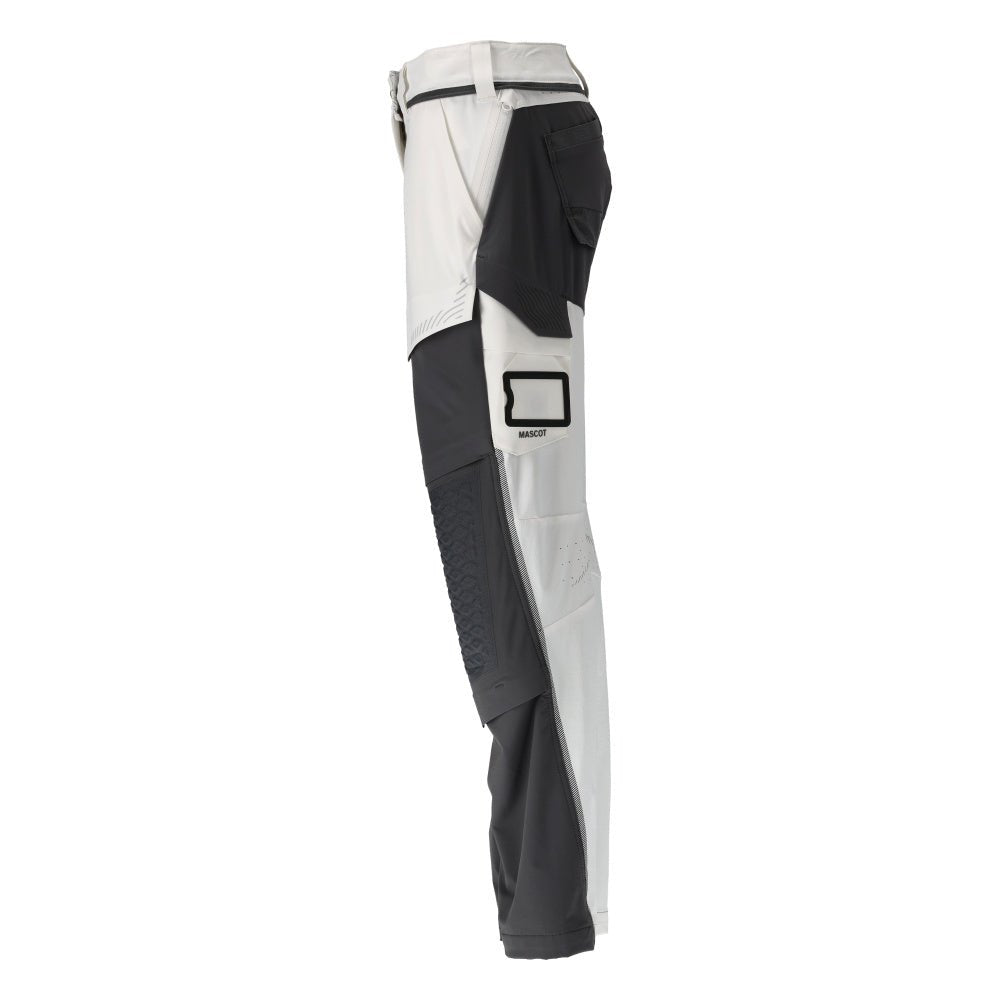 Pantaloni con tasche al ginocchio, da donna, pantaloni da pittore