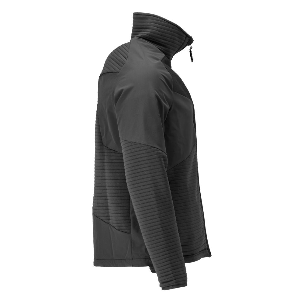 Maglia in pile con zip, fodera giacca in micropile