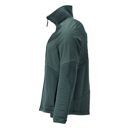 Maglia in pile con zip, fodera giacca in micropile