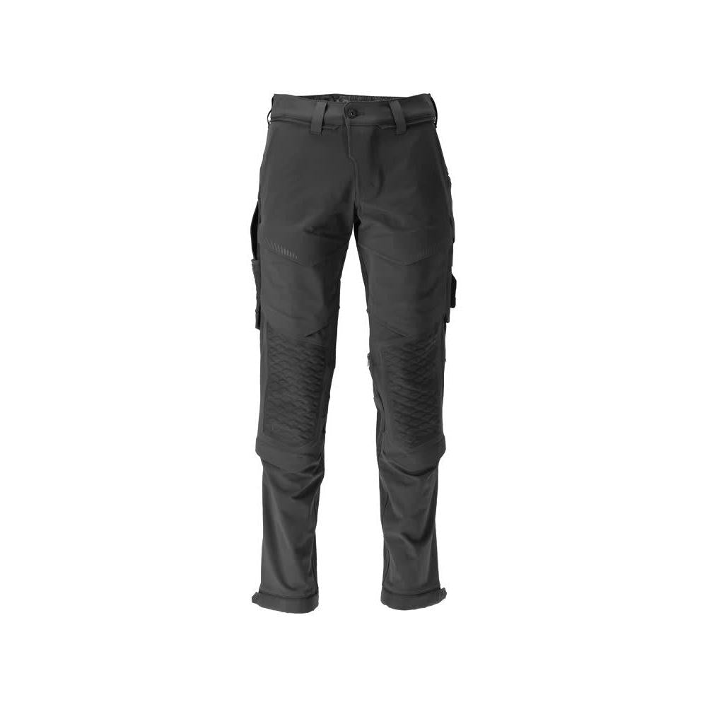 Pantaloni, tasche al ginocchio, pantaloni resistenti ed elasticizzati, neri