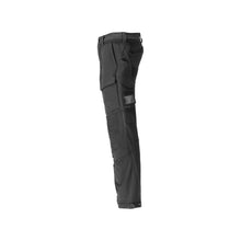 Pantalon, poches genoux, résistant, pantalon stretch, noir