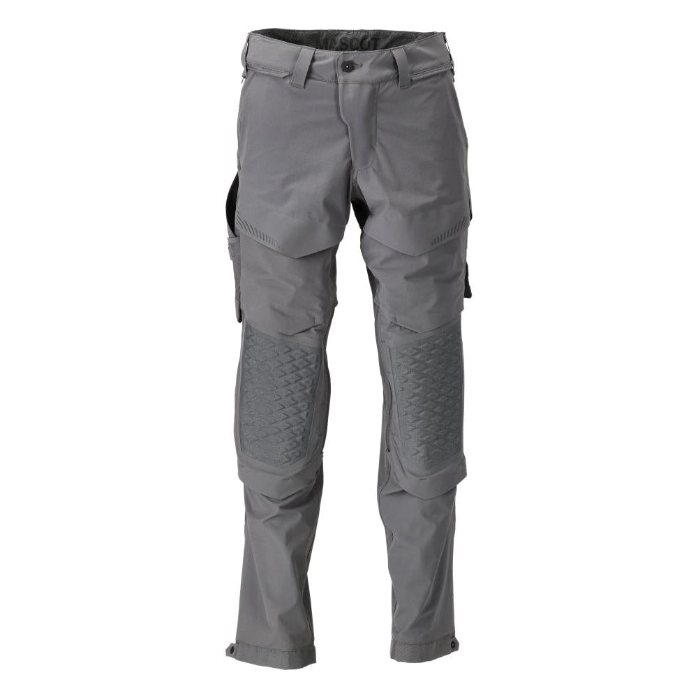 Hose, Knietaschen, Stretch, leicht Hose, Anthrazitgrau