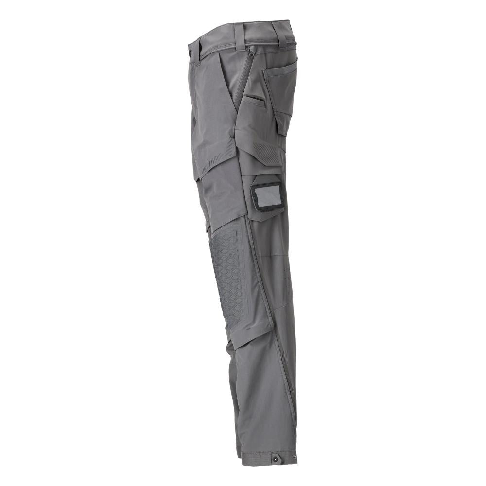 Hose, Knietaschen, Stretch, leicht Hose, Anthrazitgrau